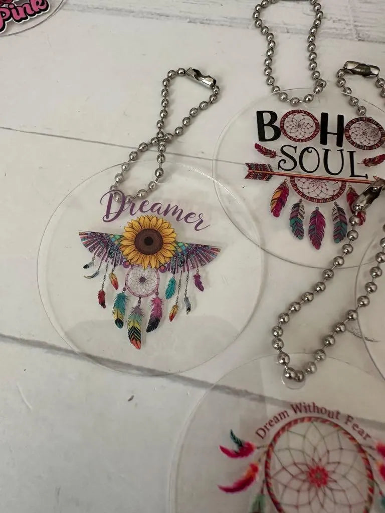 Boho Dreamcatcher Bag Charms