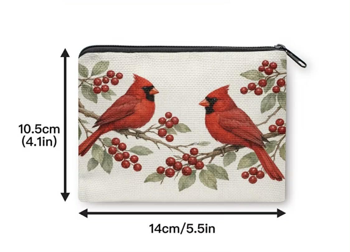 Cardinal Coin Pouch