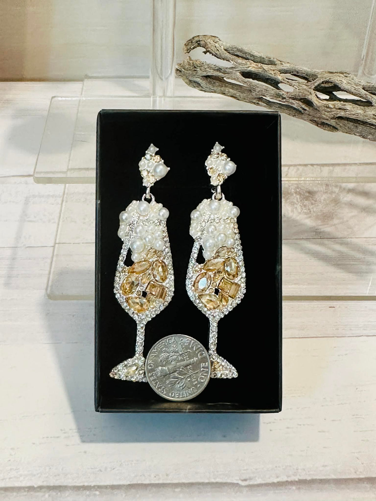 Champagne Earrings