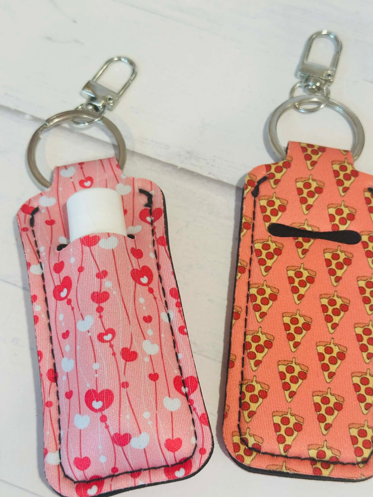 Lip Balm Holder Keychain Clips
