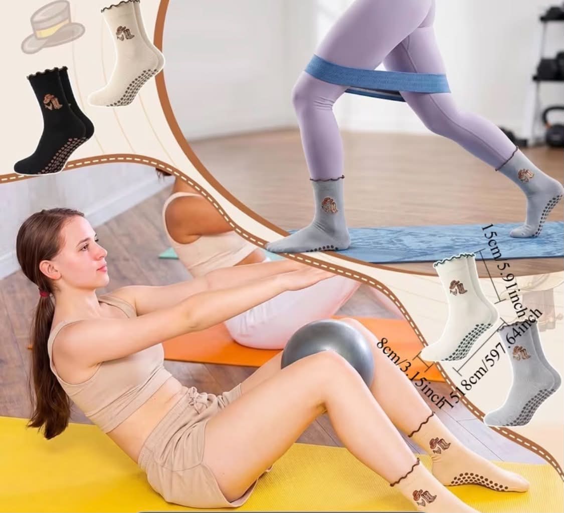 Western Pilate Yoga Socks