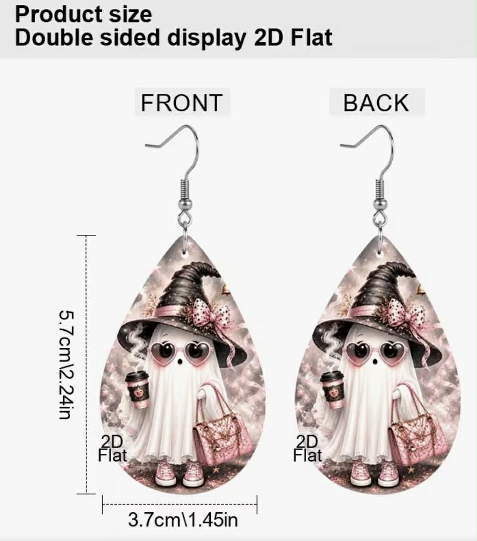 Witch Ghose Teardrop Earrings