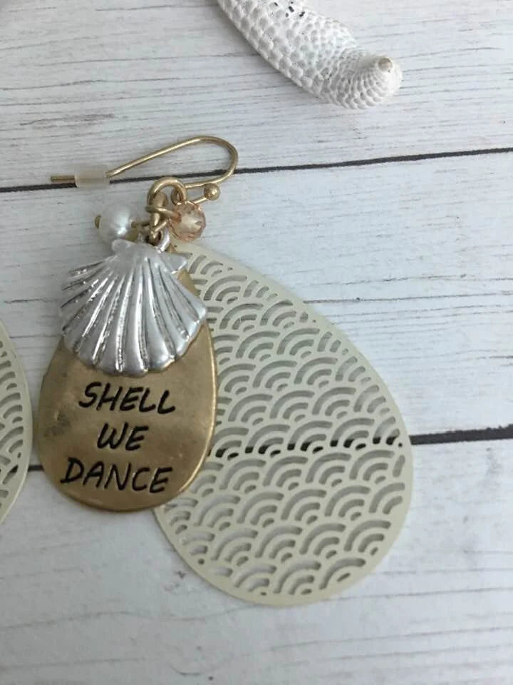 Shell Filigree Earrings
