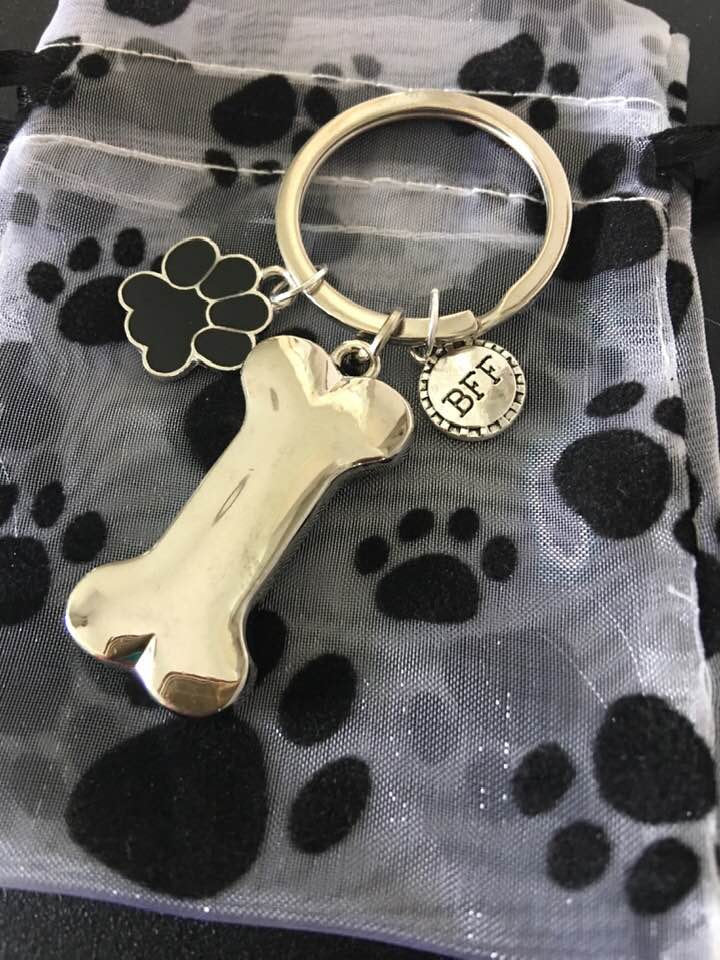 Dog Bone Keychain