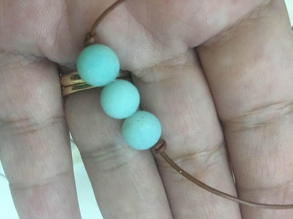 Natural Stone Cord Necklace