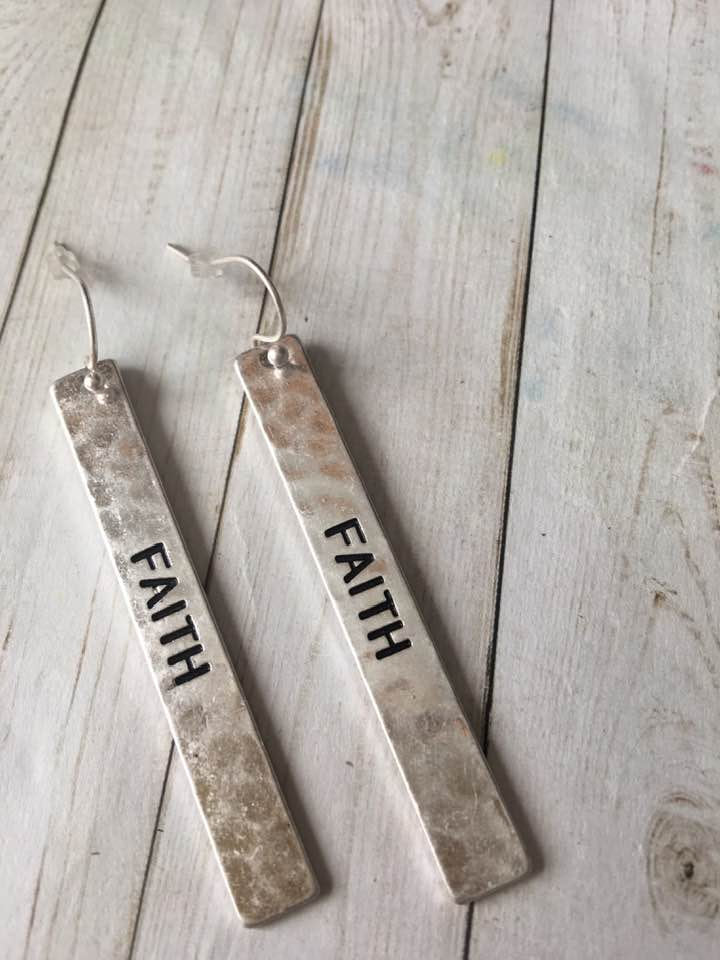 Faith Bar Earrings
