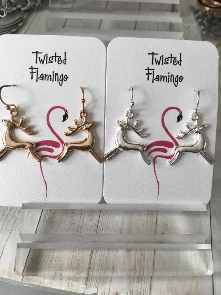 Reindeer Earrings