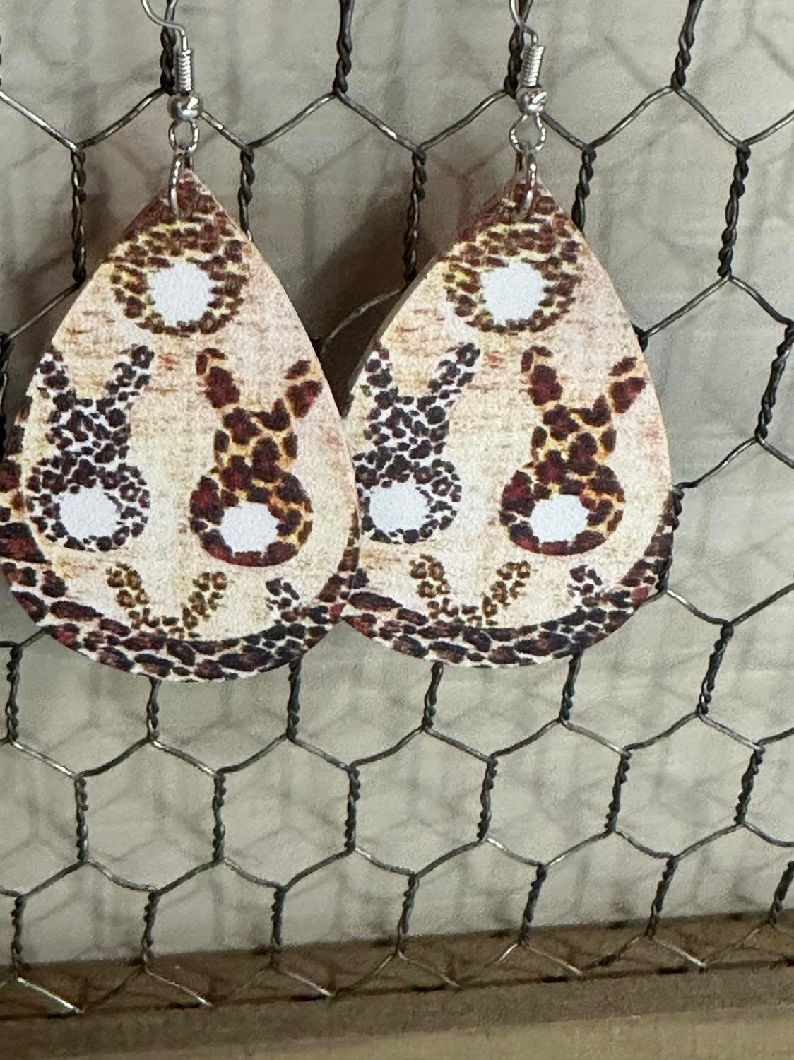 Bunny Teardrop Earrings