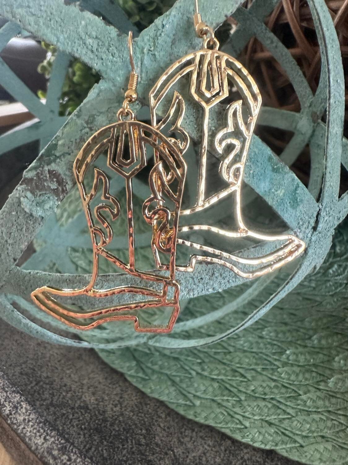 Cowboy Boot Earrings