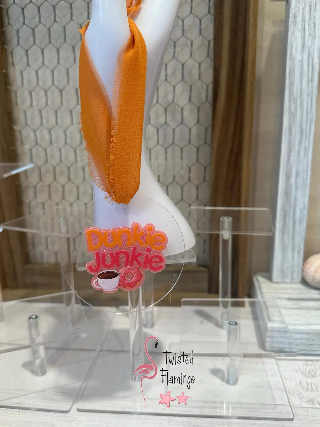 Acrylic Dunkin & Dr. Now Ornaments