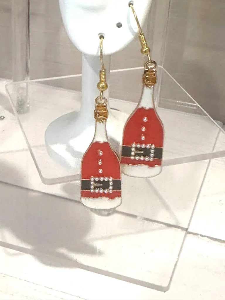 Santa Champagne Earrings