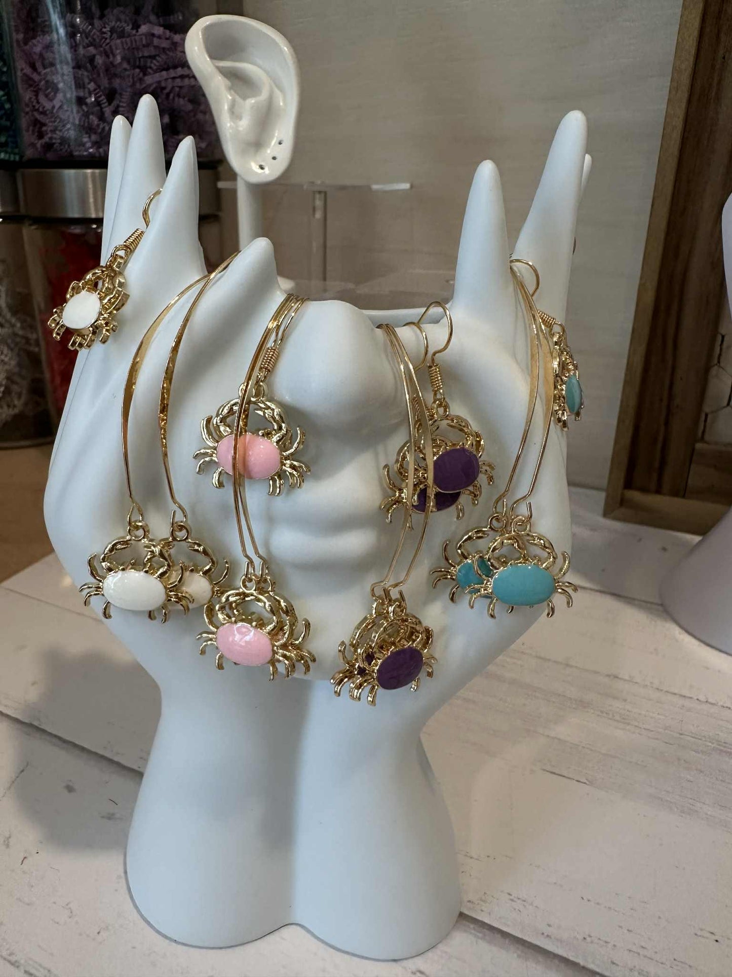 Crab Earrings
