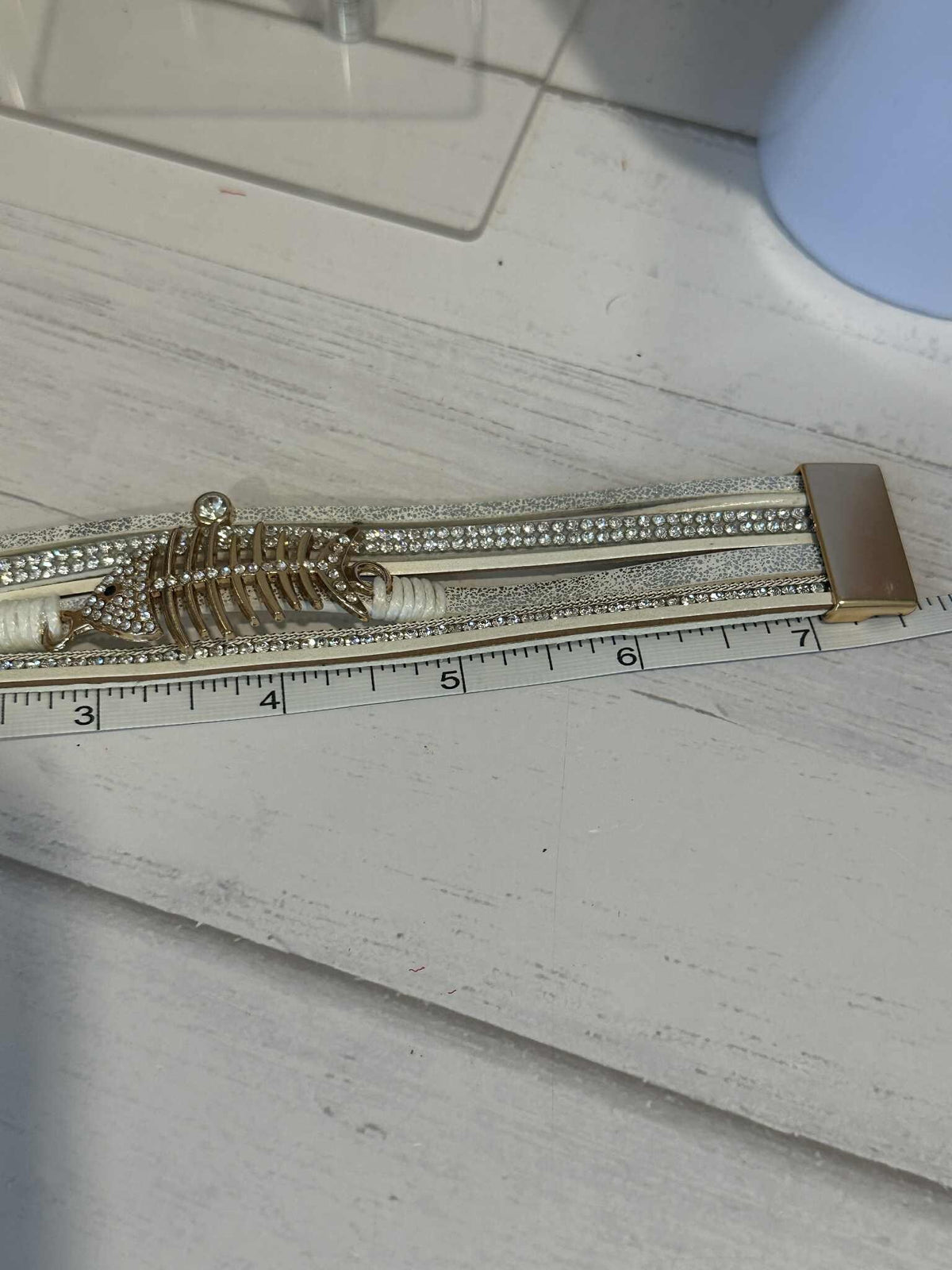 Fishbone Layered Cuff Bracelet