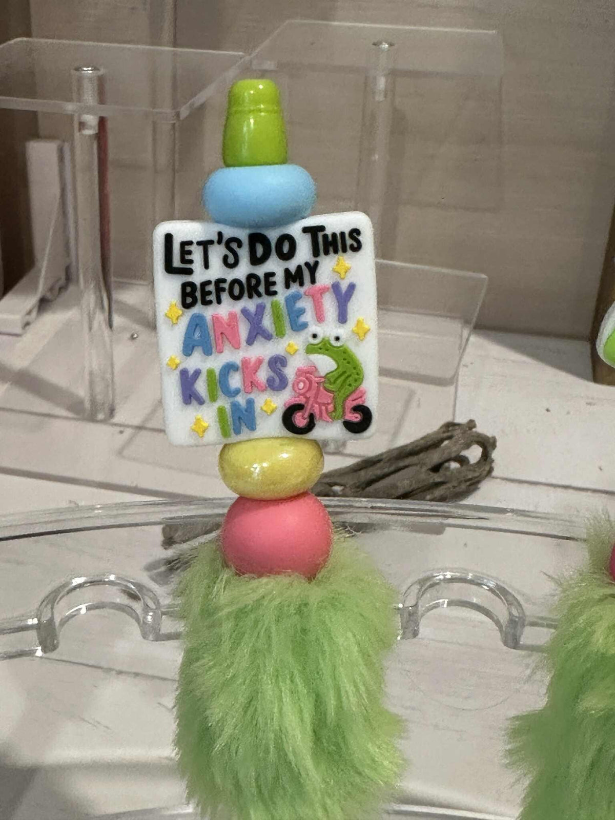Furry Fluffy Beadable Pens