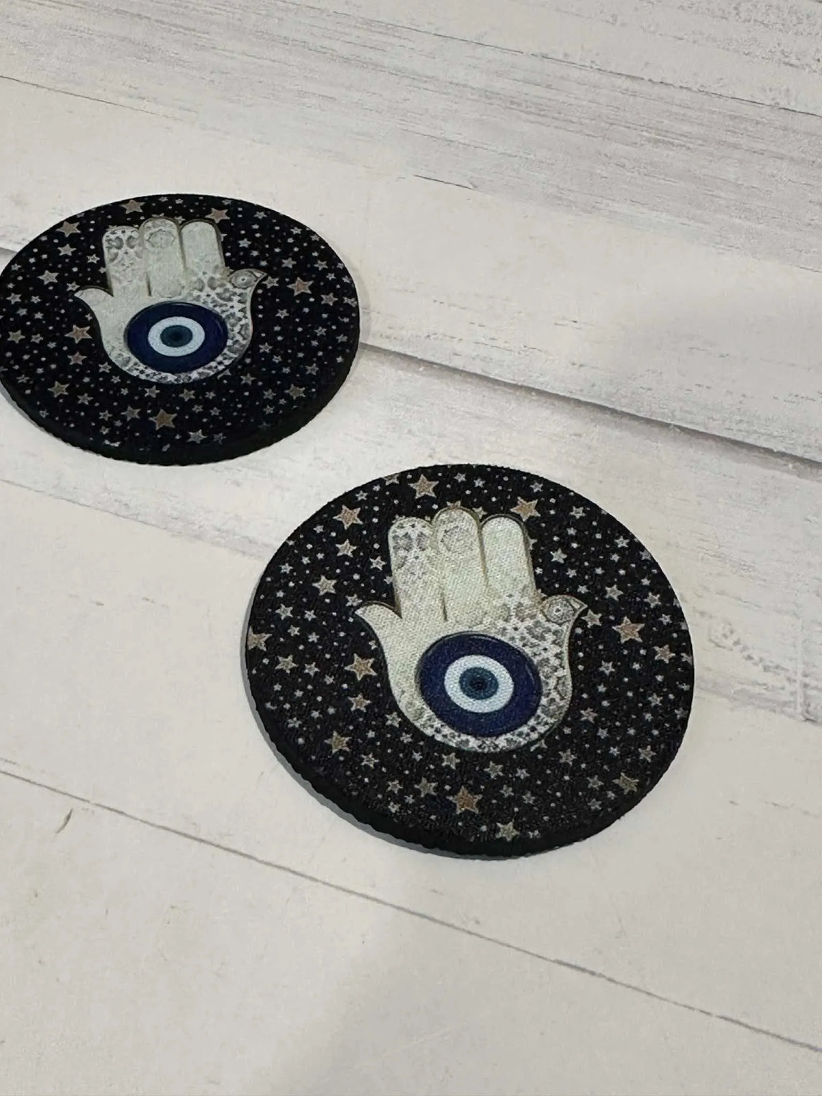 Hamsa Car Coasters