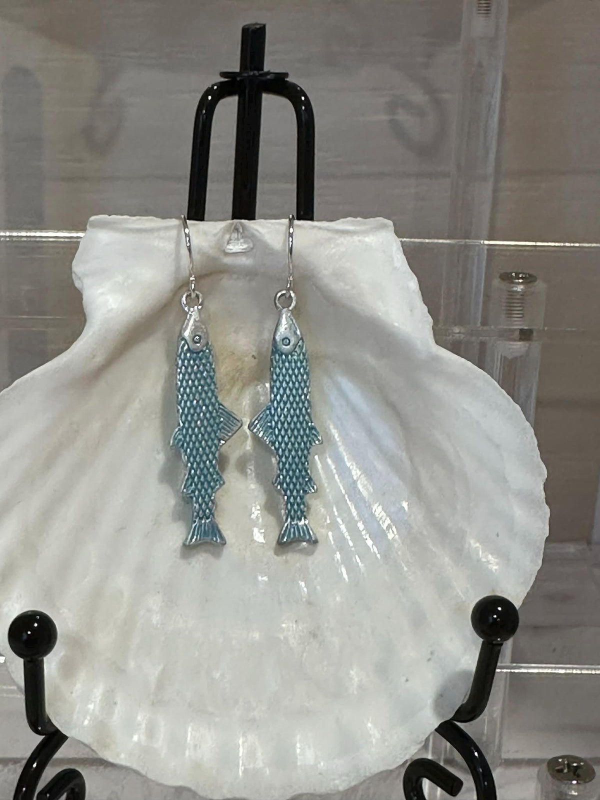 Long Fish Earrings