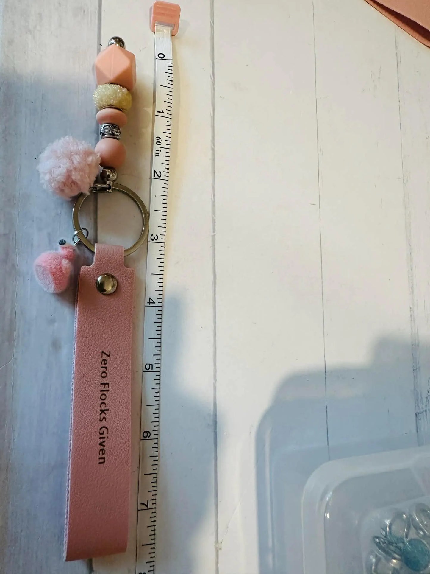 Zero Flocks Flamingo Key Fob