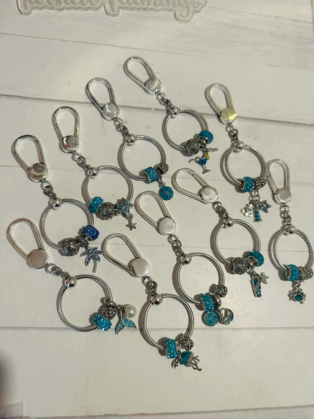 Coastal Moments Dangle Charm Purse Clips