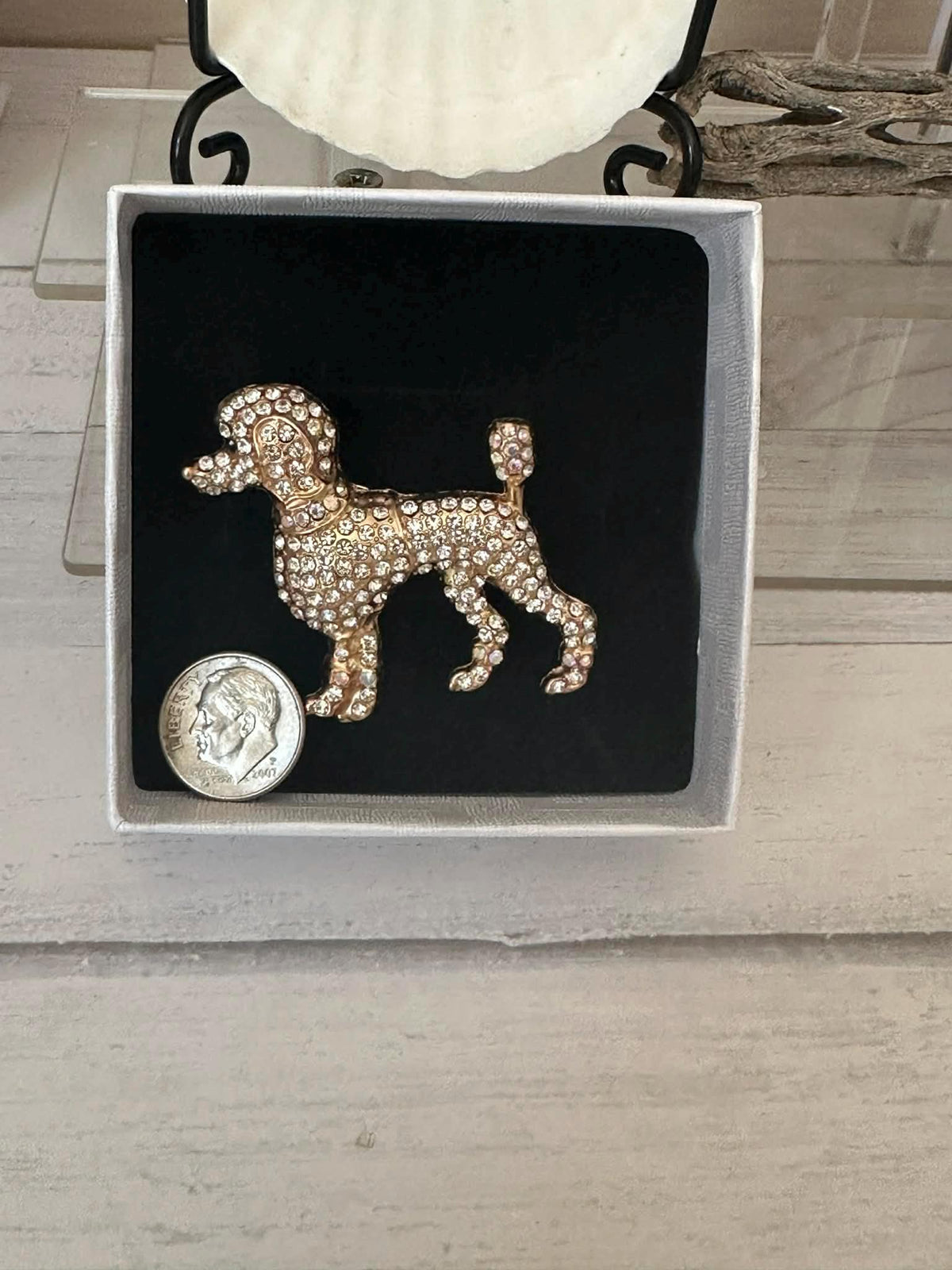 Poodle Brooch