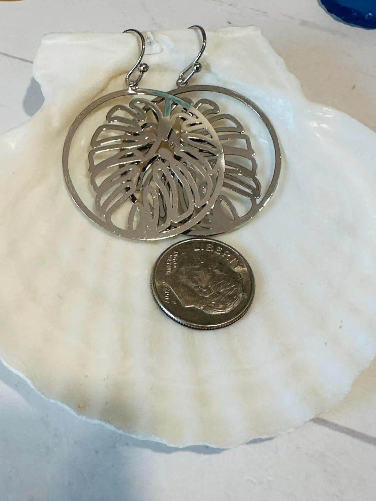 Monstera Leaf Earrings