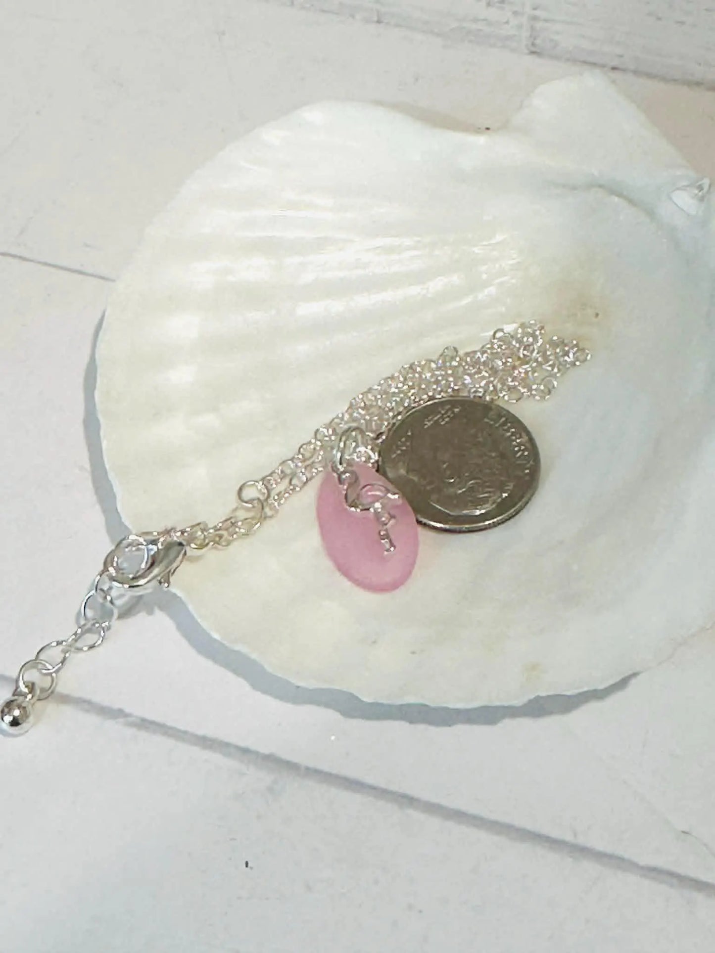 Sea Glass Anklets