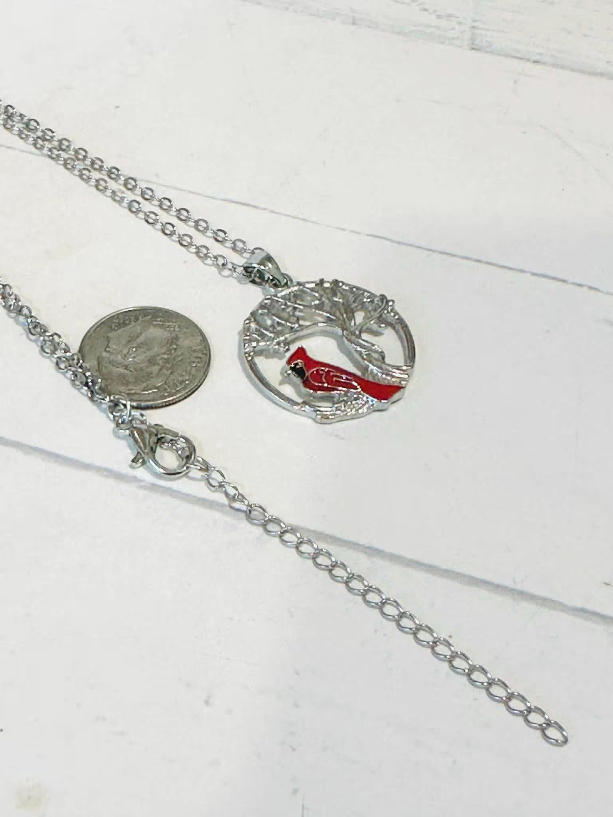 Cardinal Necklace