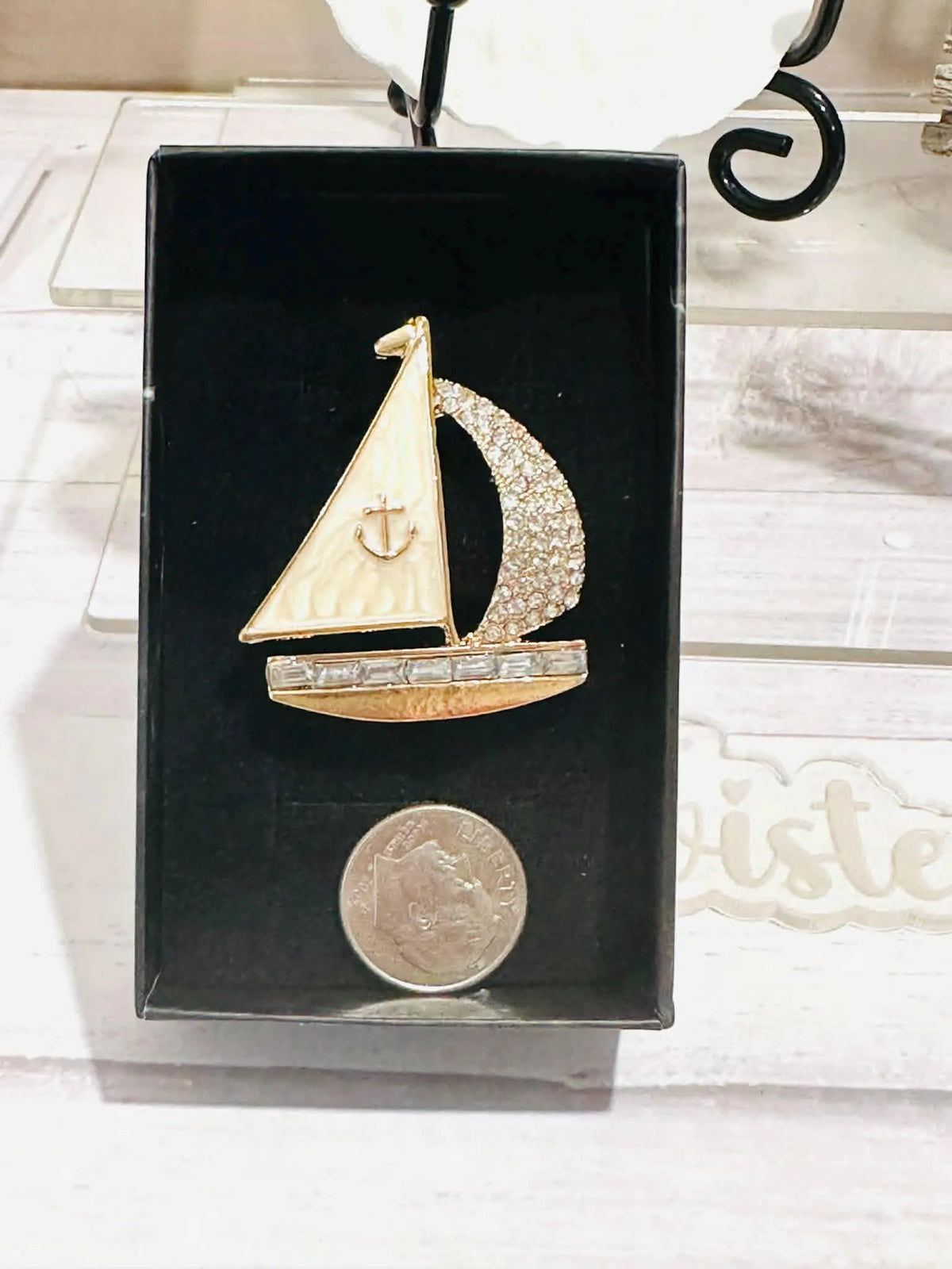 Sail Boat Brooch