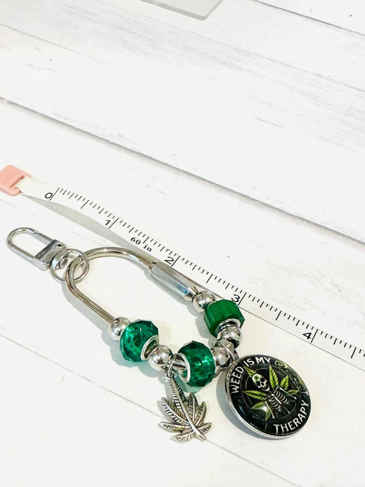 Weed is my Therapy Carabiner