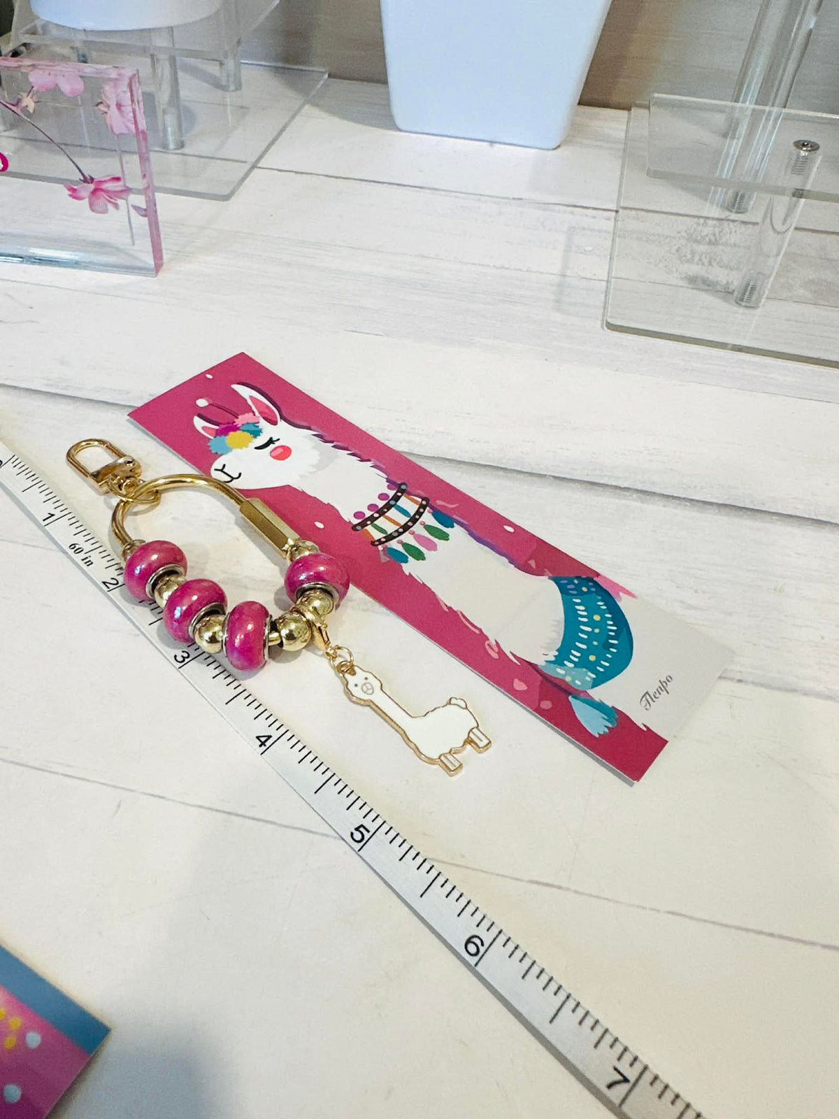 Llama Alpaca Carabiner Bag Charms & Book Mark