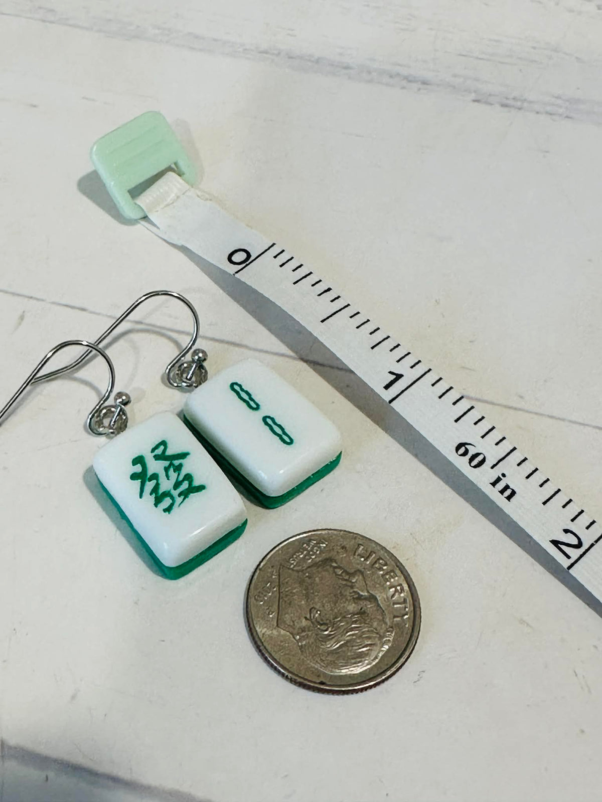 Mahjong Earrings