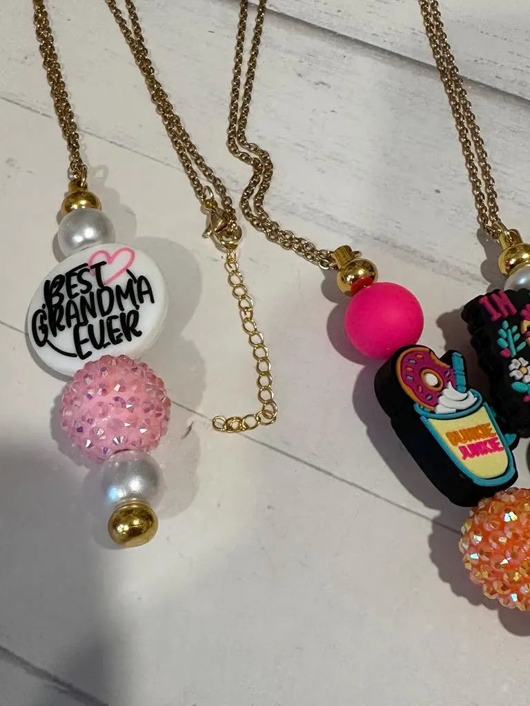 Fun Beaded Cable Necklaces