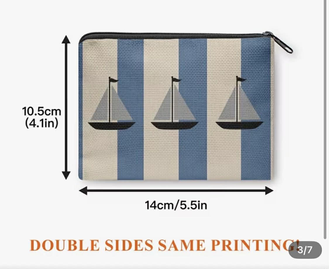 Sailboat Coin Purse