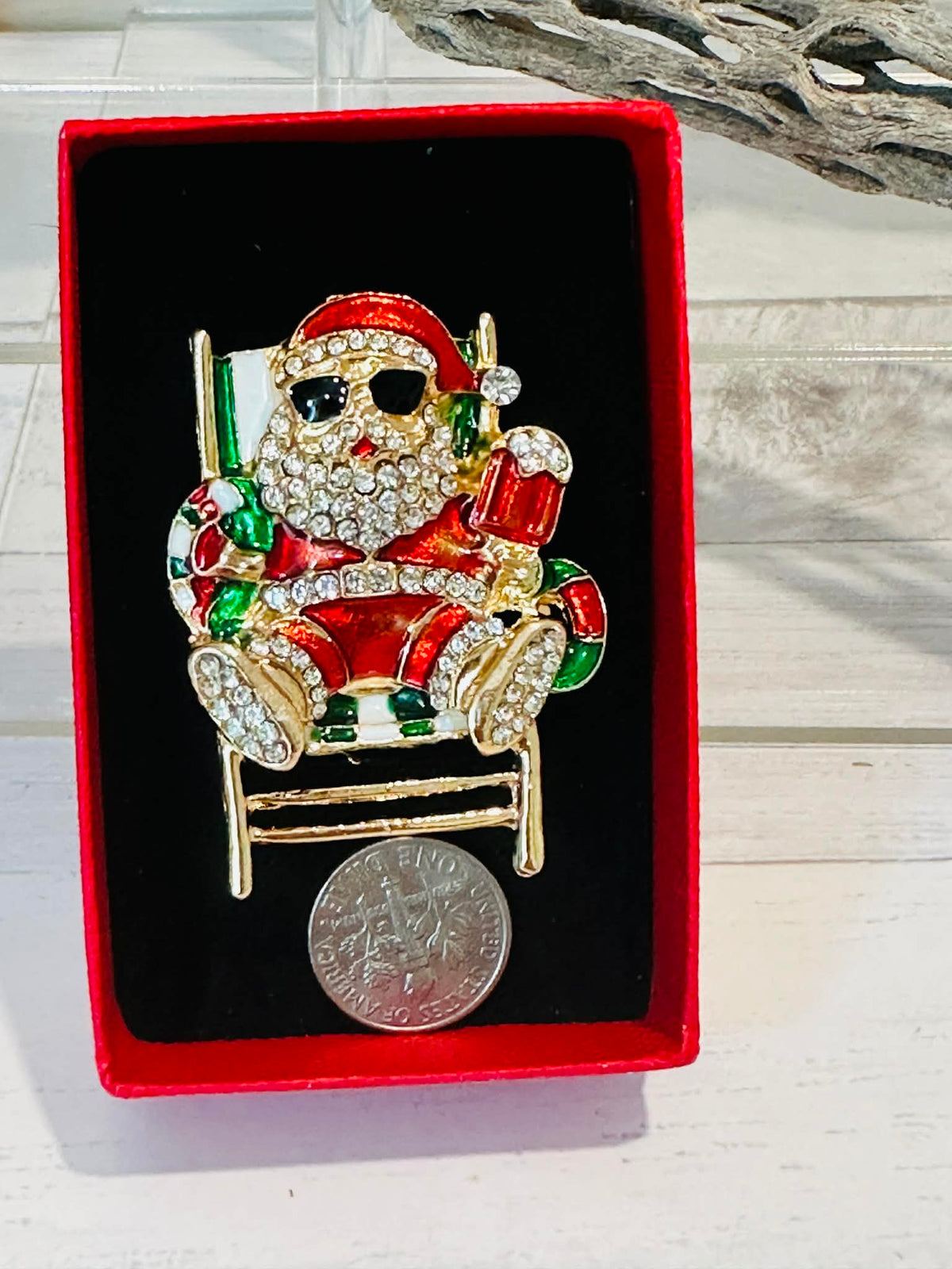 Santa Brooch