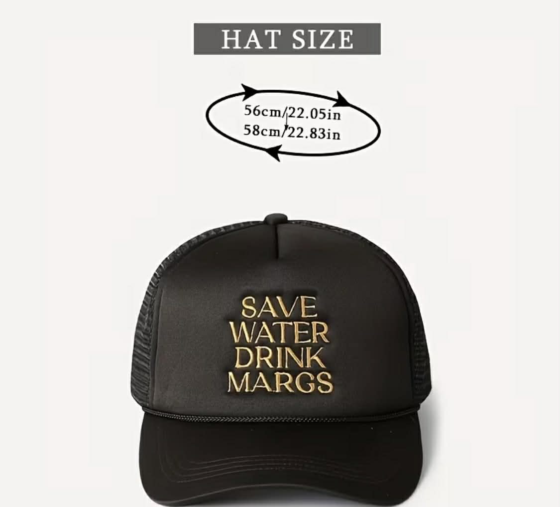 Save Water Drink Margs Baseball Cap