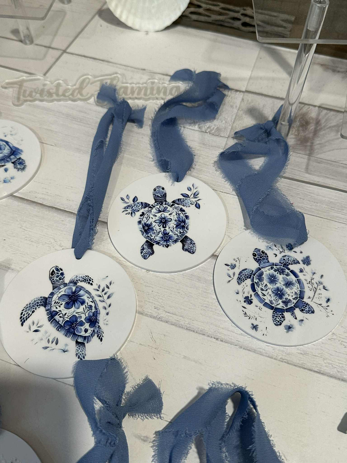 Sea Turtle Ornament Set