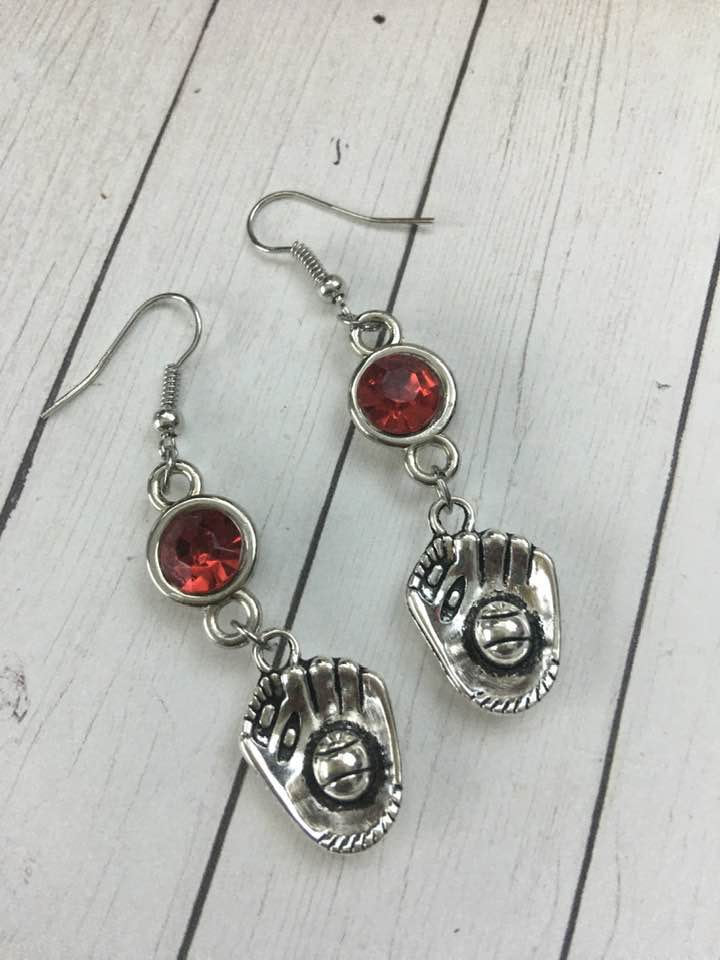 Baseball Earrings