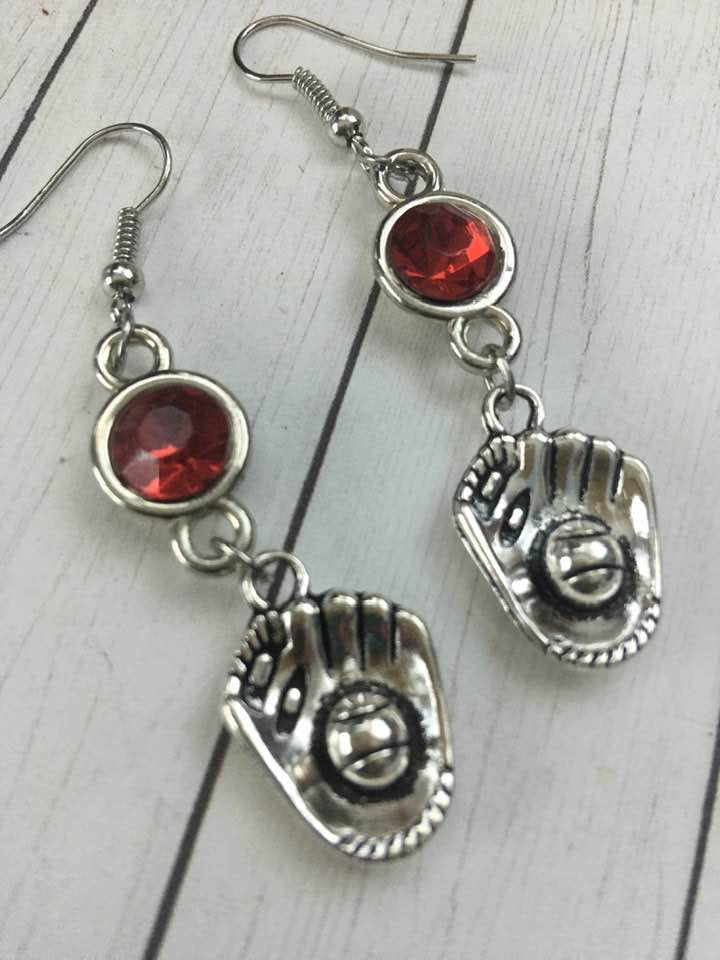 Baseball Earrings