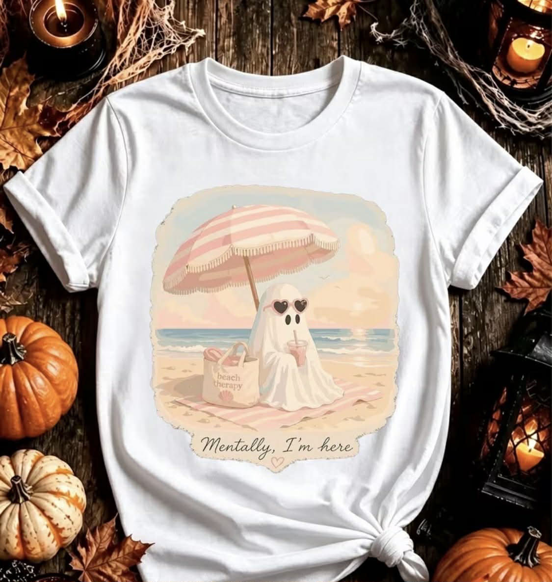Summerween Beach Ghost T Shirt