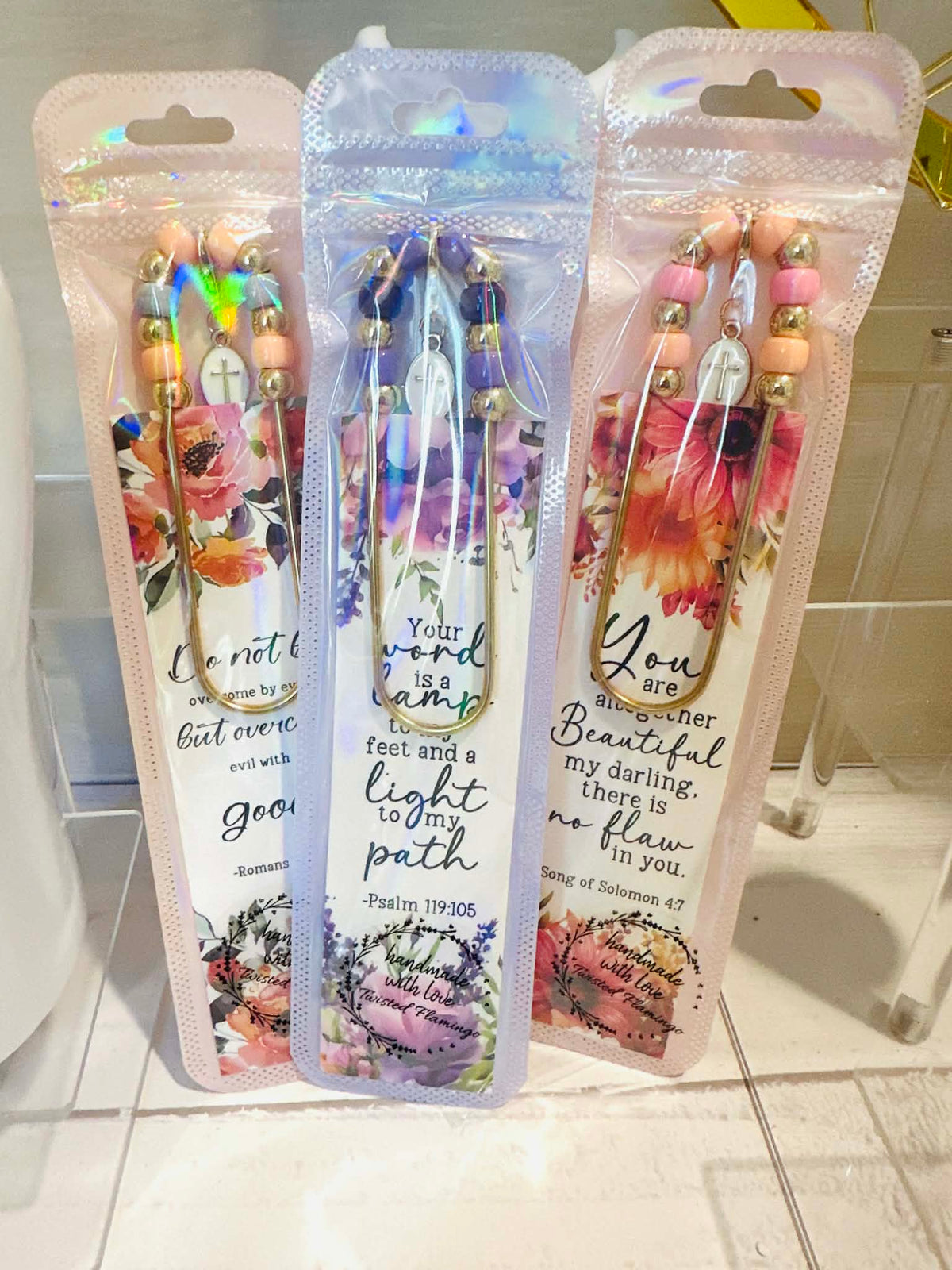 Religious Jumbo Paperclip Bookmarks