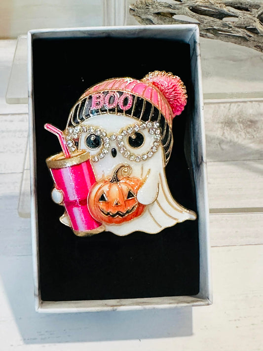 Boo Ghost Brooch