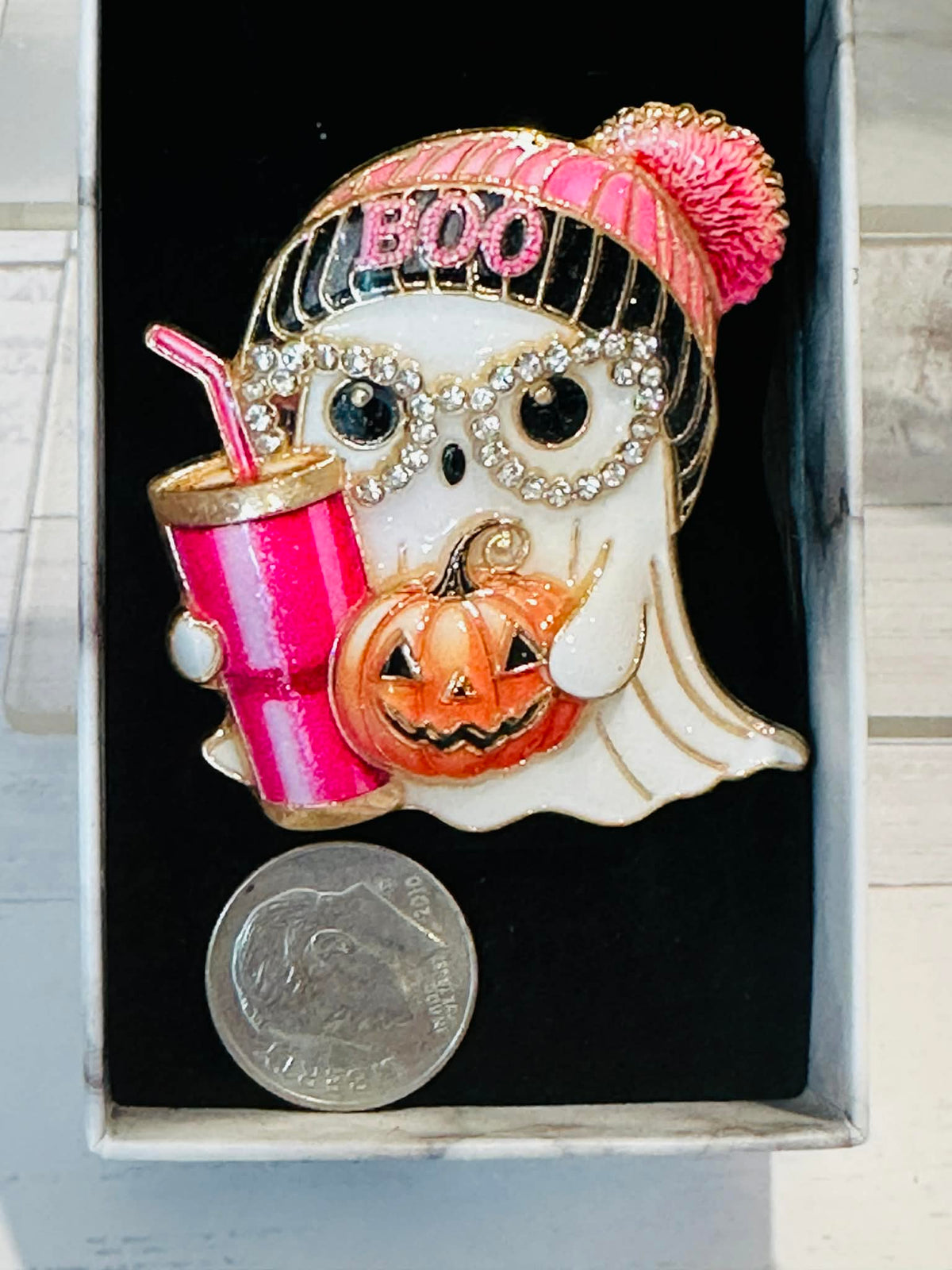 Boo Ghost Brooch