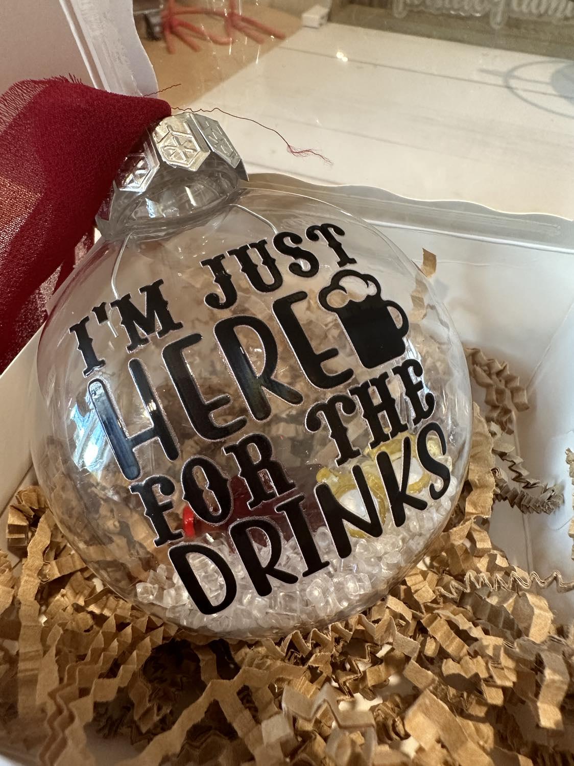 Booze Themed Ornaments