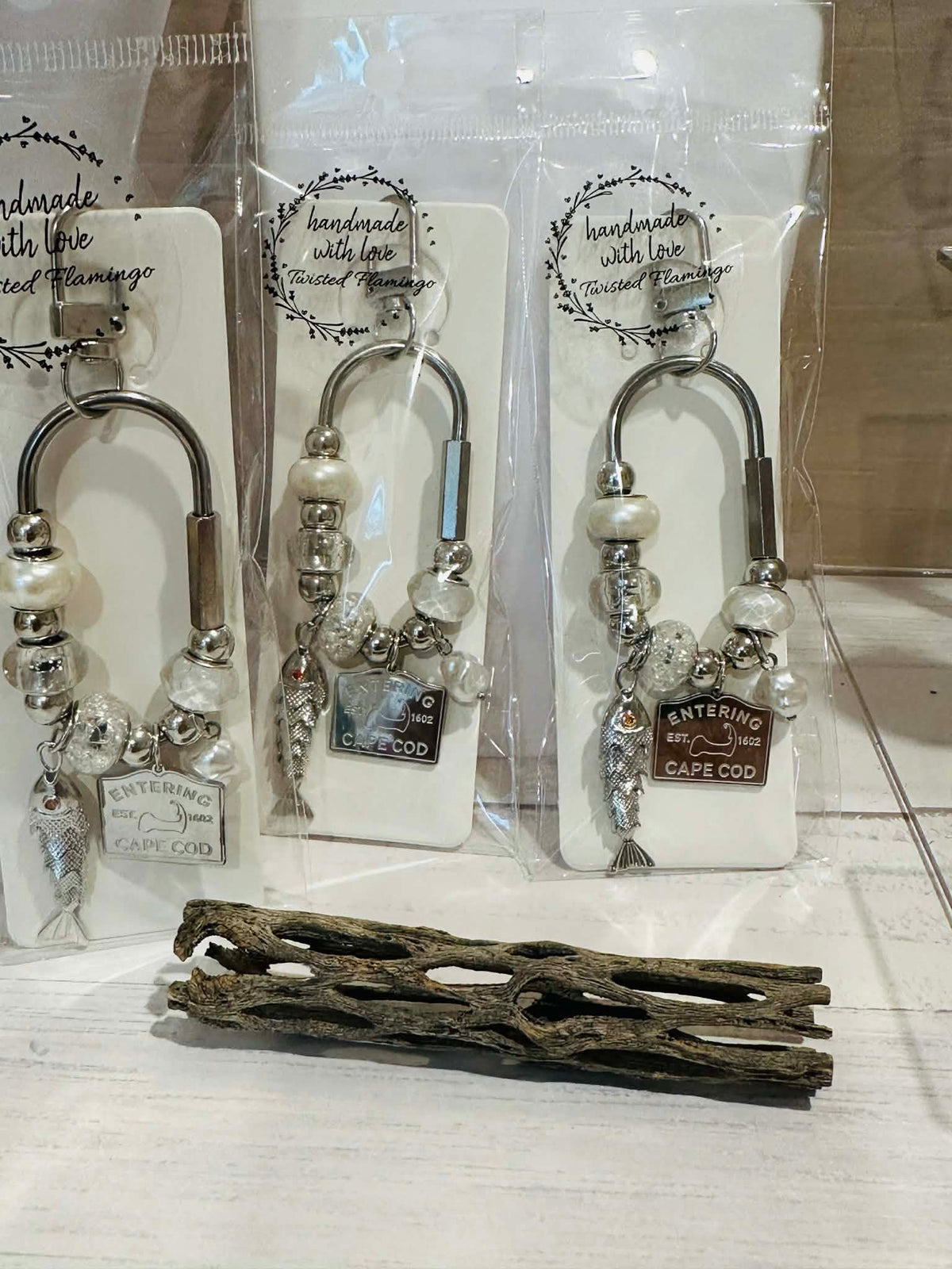 Cape Cod Carabiner Bag Charm