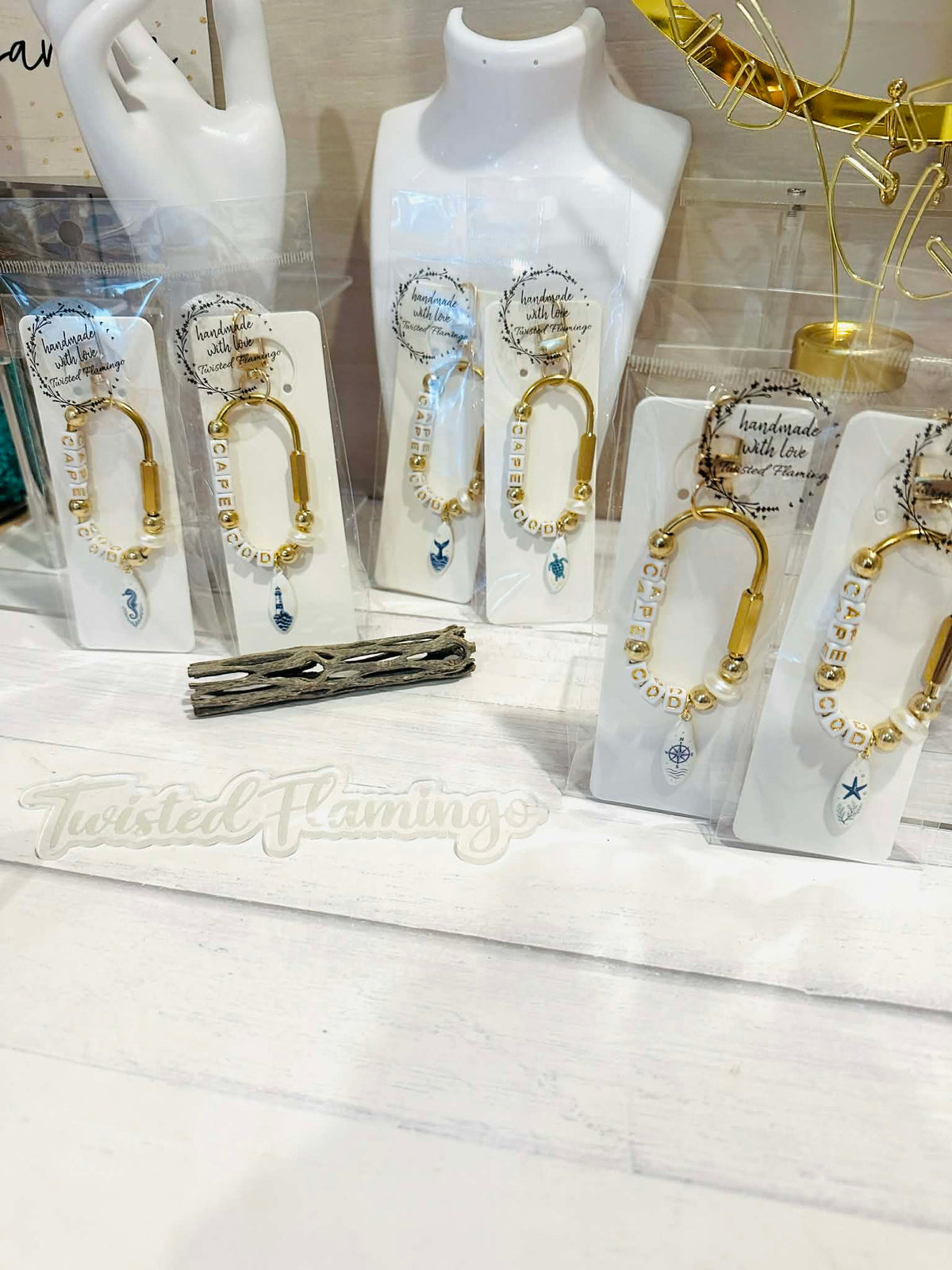 Cape Cod Carabiner Bag Charms