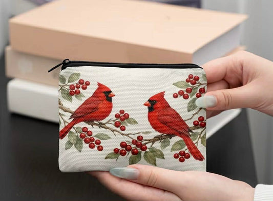 Cardinal Coin Pouch