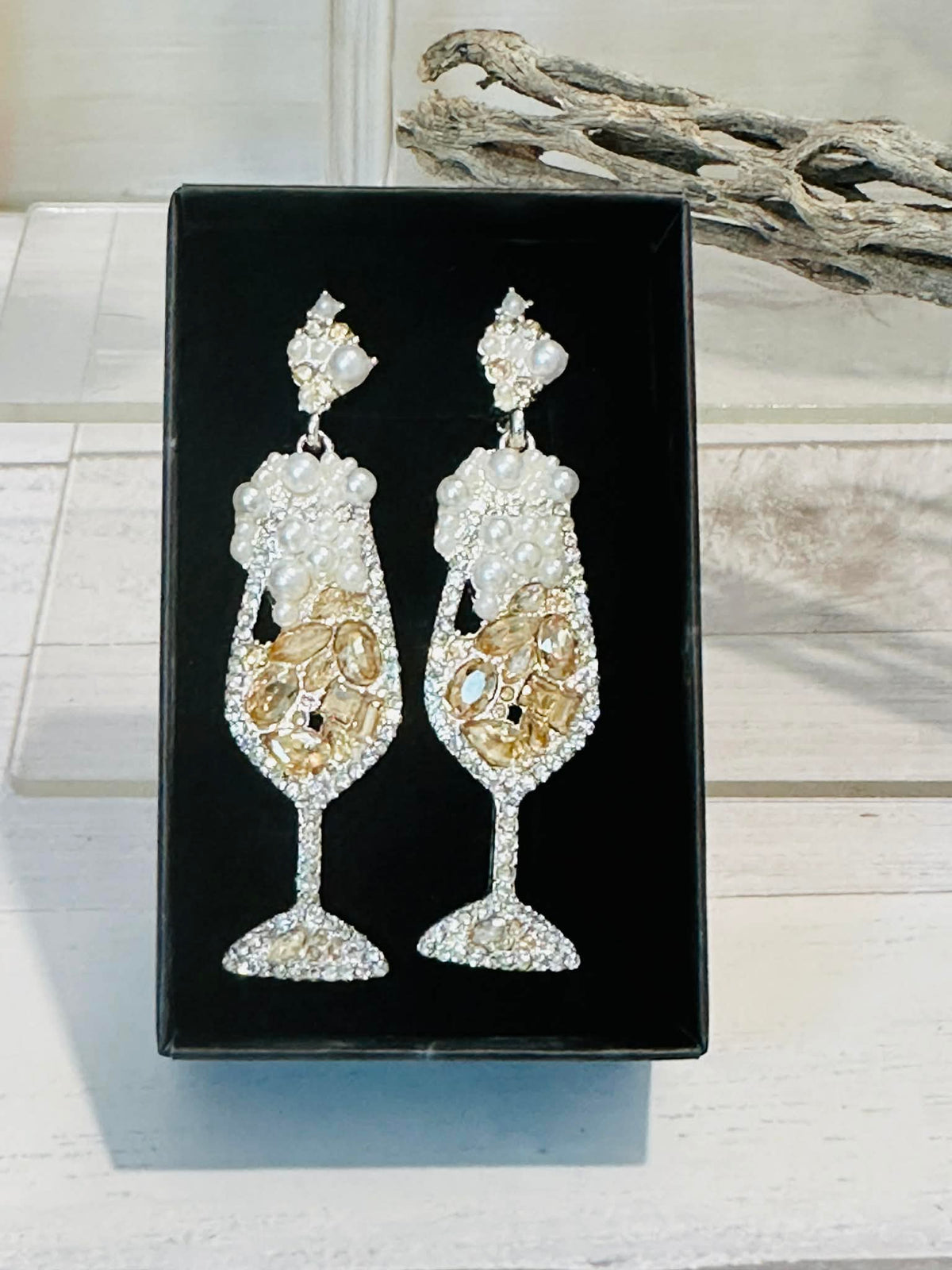 Champagne Earrings