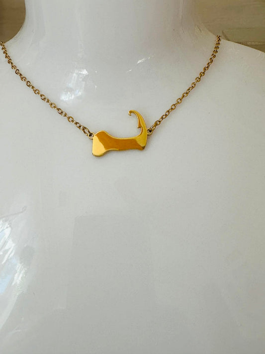 Cape Cod Map Necklace