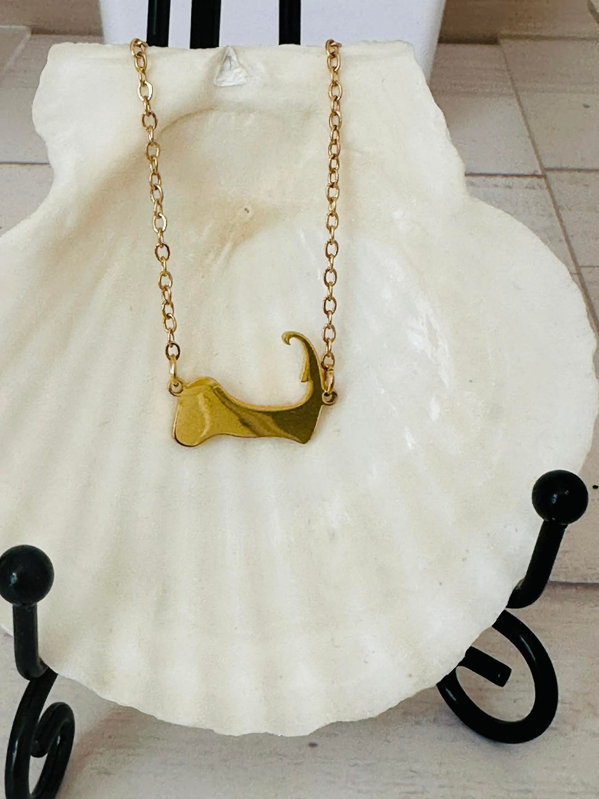 Cape Cod Map Necklace