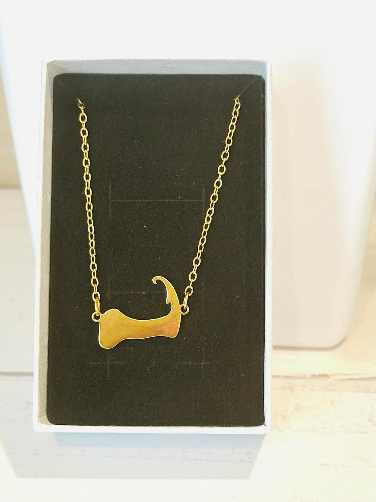 Cape Cod Map Necklace