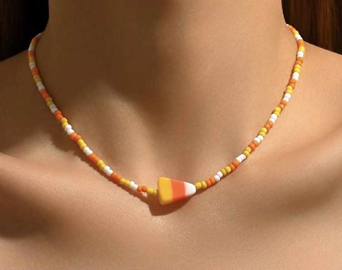 Candy Corn Necklace